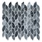 Andova Tiles SAMPLE Channing Elongated Hex 1 x 25 Marble Honeycomb Mosaic Wall  Floor Tile SAM-ANDCHA138 - alternate 3